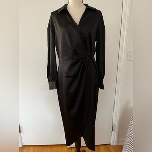 Banana Republic Black Long Sleeve Dress